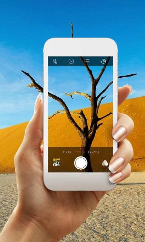 Camera with style of iOS 9 screenshot 1