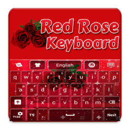 Red Rose GO Keyboard أيقونة