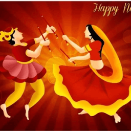 Navratre garba dandiya आइकन