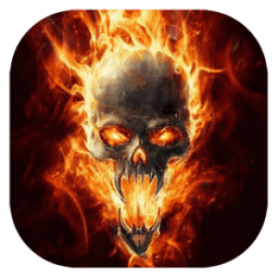 Alien skull live wallpaper icon