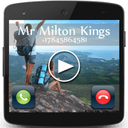 Video Call Screen (Caller ID) أيقونة