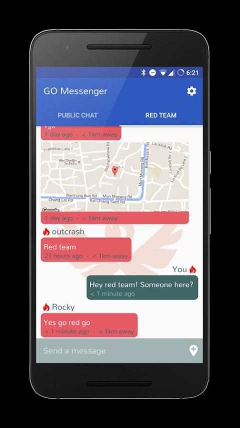 [OLD] Messenger for Pokemon GO screenshot 2