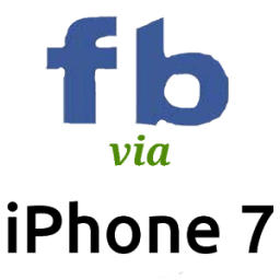 Update Facebook via iPhone 7 icon