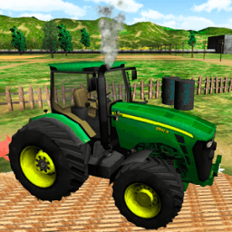 Green Farm Tractor Simulator icon