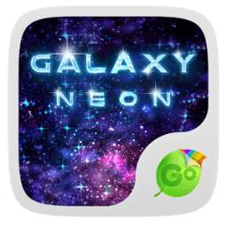 Neon Galaxy GO Keyboard Theme