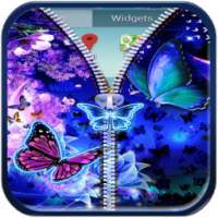 Butterfly Theme Zipper Lock