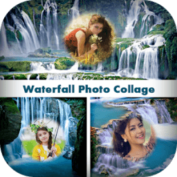 Waterfall Photo Collage أيقونة
