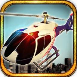 911 City Police Helicopter 3D
