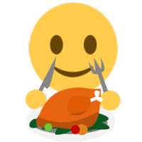 Thanksgiving Day Emoji Gif Art