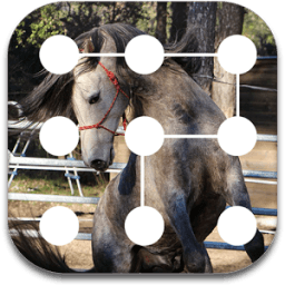 Horse Pattern Lock Screen أيقونة