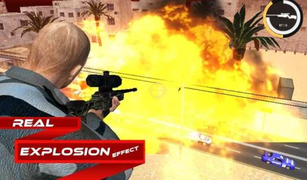 Elite Sniper Traffic Shooter screenshot 2