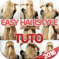 Hairstyle step by step TUTO on 9Apps