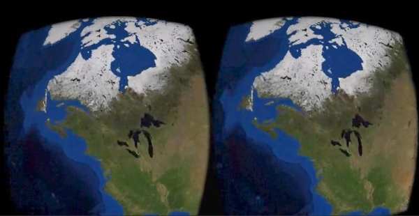 Earth in Google Cardboard screenshot 1
