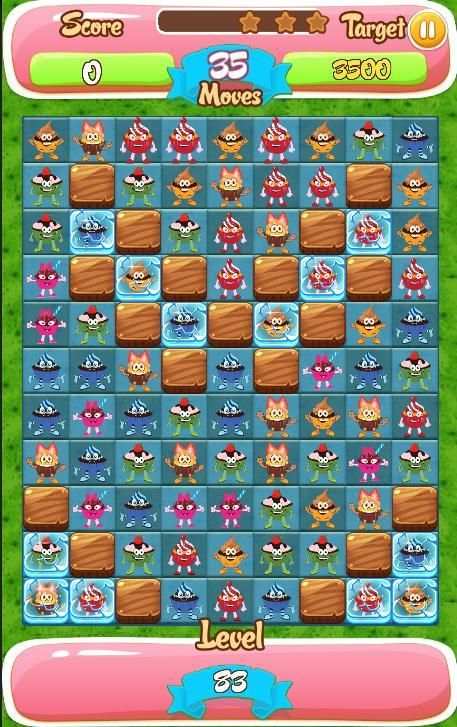 Candy Cookie Jam 1 تصوير الشاشة