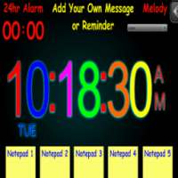 Sticky Digital Alarm Clock