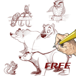 Научиться рисовать мультфильм иконка