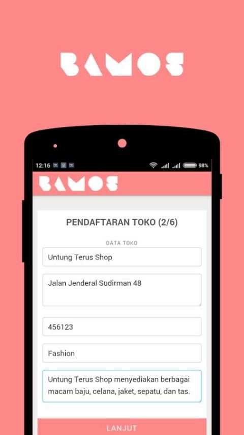 BAMOS - Bikin Apk Online Shop screenshot 2