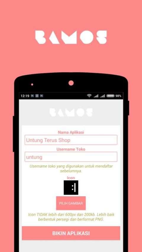 BAMOS - Bikin Apk Online Shop screenshot 3