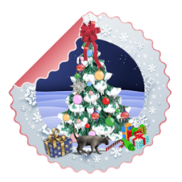 New Year Photo Sticker Editor icon