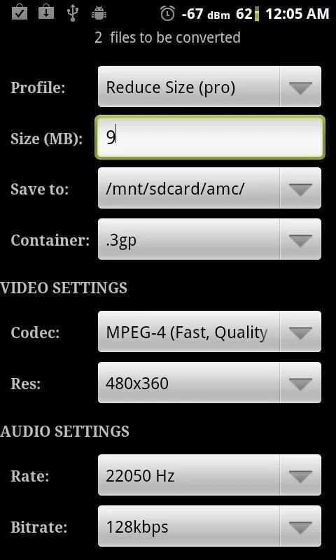Video Converter Android screenshot 3