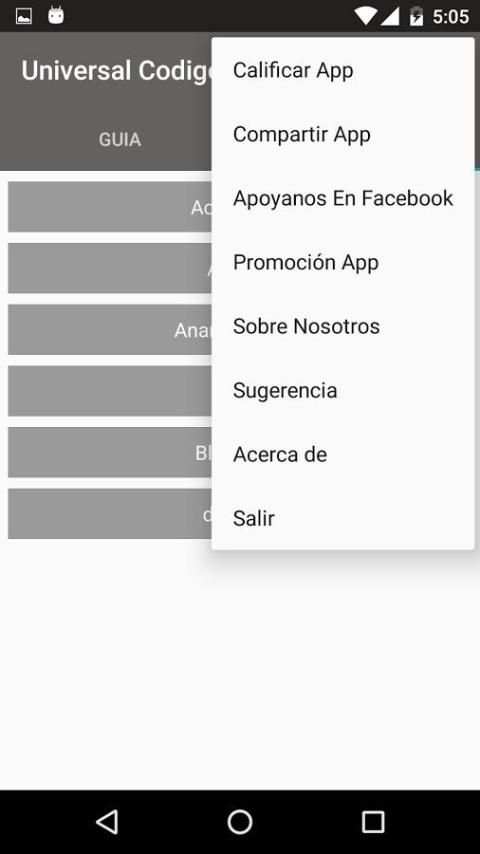 Universal Codigo Control Free screenshot 1