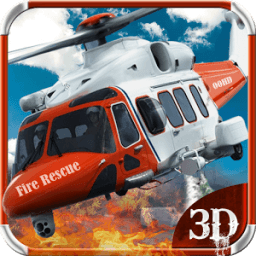 Fire Helicopter Rescue أيقونة