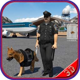 Airport Police Dog Duty