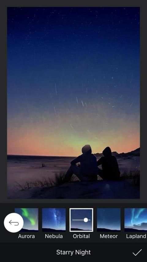 Cam Starry Night by Camera360 3 تصوير الشاشة