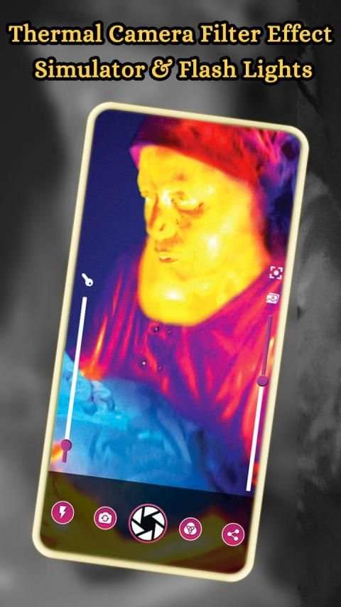 Thermal Camera Filter Effect SimulatorFlash Lights screenshot 1