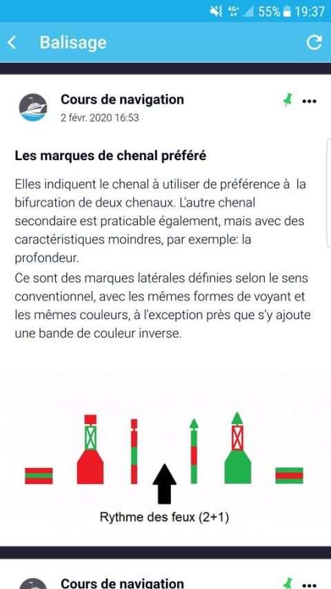 Cours de navigation maritime скриншот 2