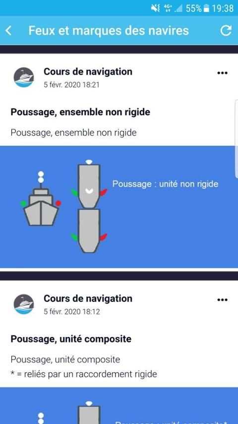 Cours de navigation maritime скриншот 1