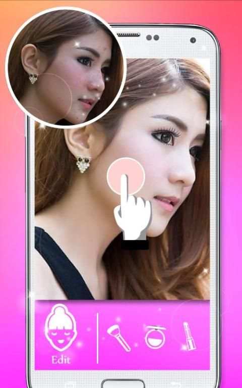 Selfie Line Camera Plus скриншот 3