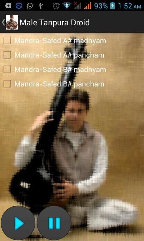 Male Tanpura Droid 2 screenshot 2
