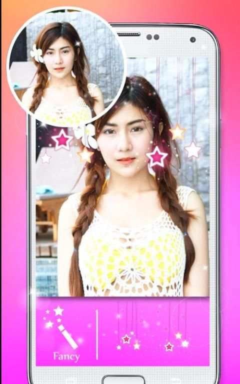 Selfie Line Camera Plus скриншот 4