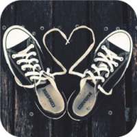 Sneakers love. Live wallpaper