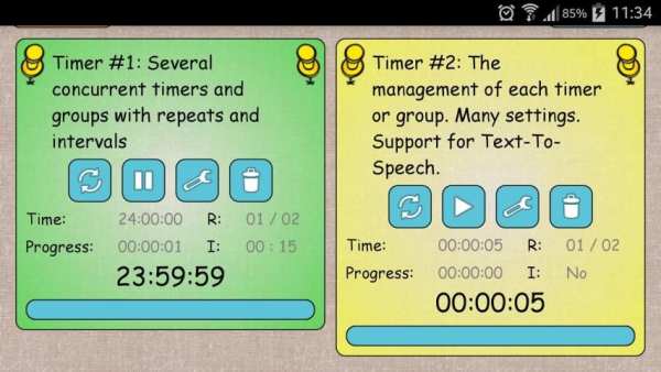 TTS Timer Free 7 تصوير الشاشة