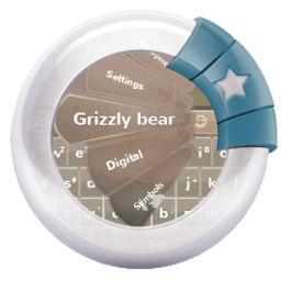Grizzly bear GO Keyboard icon