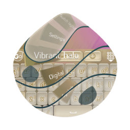 Vibrant halo GO Keyboard icon