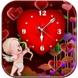 Valentine theme Love Clock