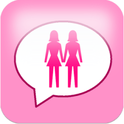 Lesbian Messenger and Chat أيقونة