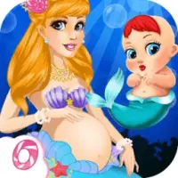 Mermaid Birth Baby Games Apk Download for Android- Latest version 5.3.2-  air.net.ozonedevelopment.PregnantMermaidBirthSecondBaby