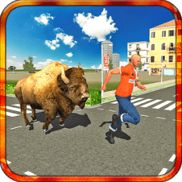 зол зубр нападение в городе 3D иконка