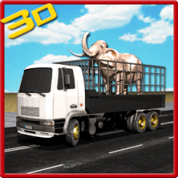 Wild Animal Transport Truck 3D icon