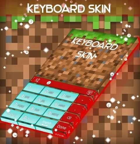 Keyboard Skin for Minecraft 2 تصوير الشاشة