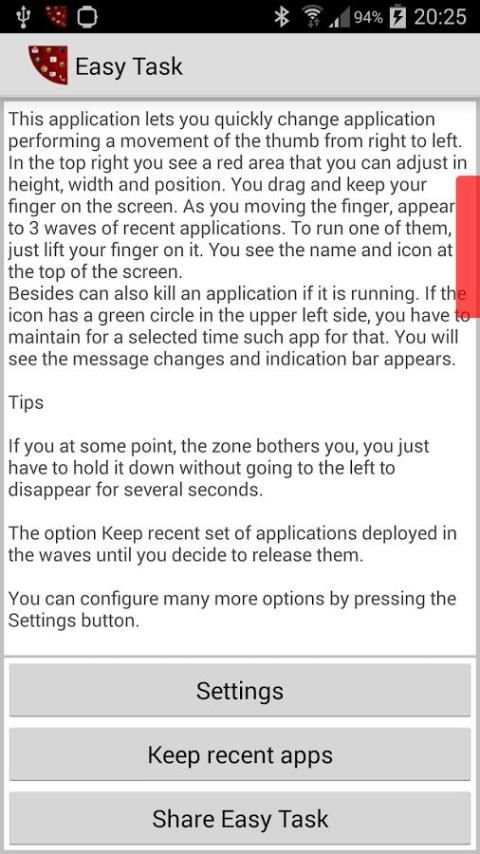 Easy Task Launcher screenshot 2