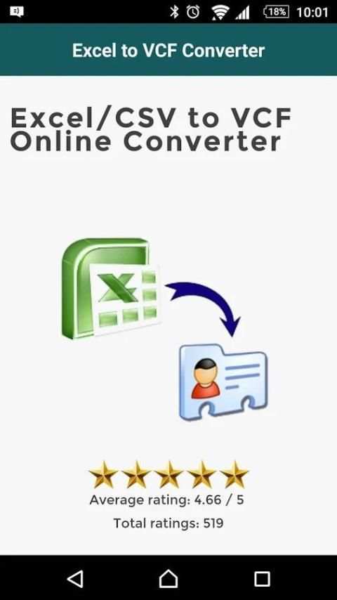Excel to VCF Converter screenshot 4