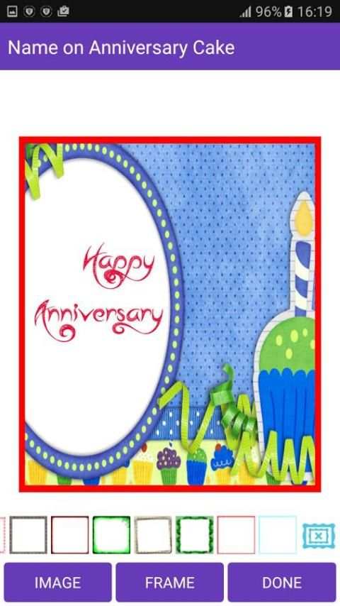 Name on Anniversary Cake 3 تصوير الشاشة