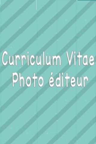 Curriculum Vitae Photo éditeur screenshot 4