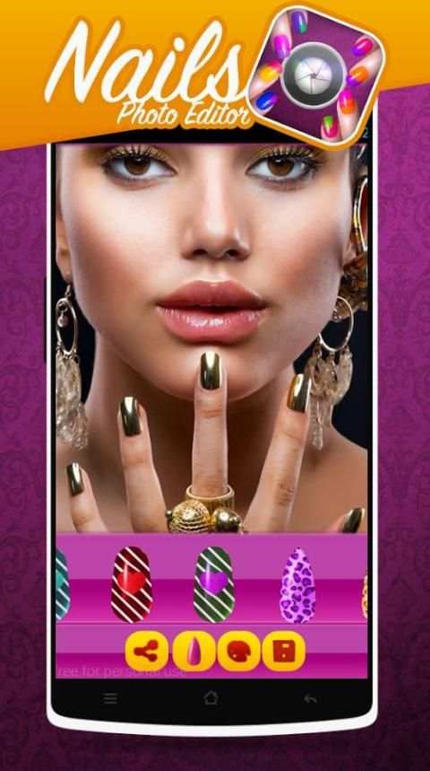Nails Design Photo Editor 3 تصوير الشاشة