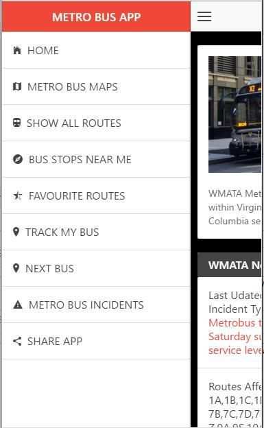 Metro Bus for VA/DC/MD screenshot 2